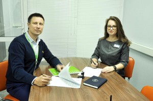 Торжественное подписание  партнерского соглашения между ООО «ЦНП» и Агентством недвижимости «Сова»
